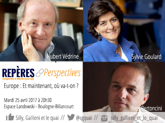 Conférence Repères et Perspectives sur l'Europe @Silly, Gallieni et le quai