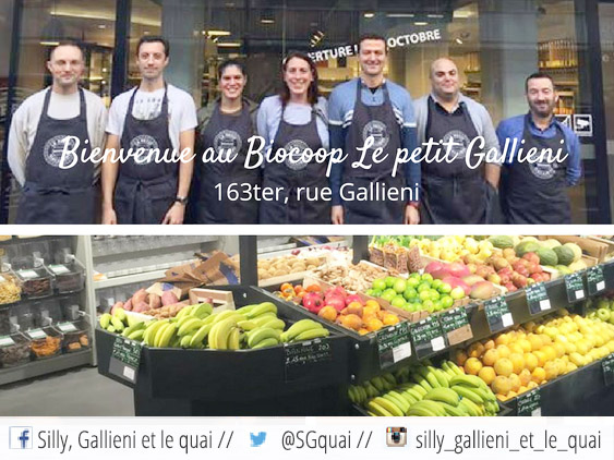Biocoop Le Petit Gallieni @Silly, Gallieni et le quai