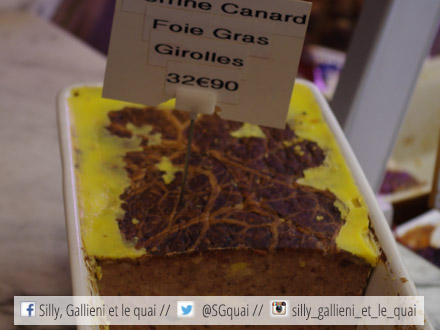 La terrine de canard au foie gras et aux girolles @Silly, Gallieni et le quai